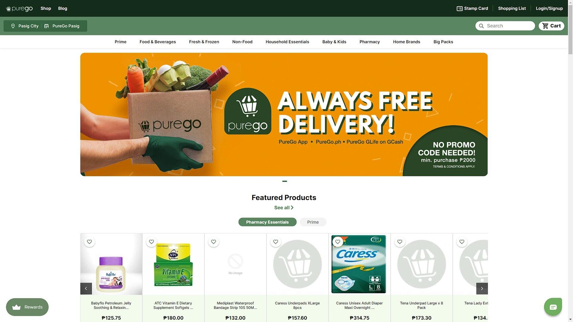 Grocery Shopping - PureGo
