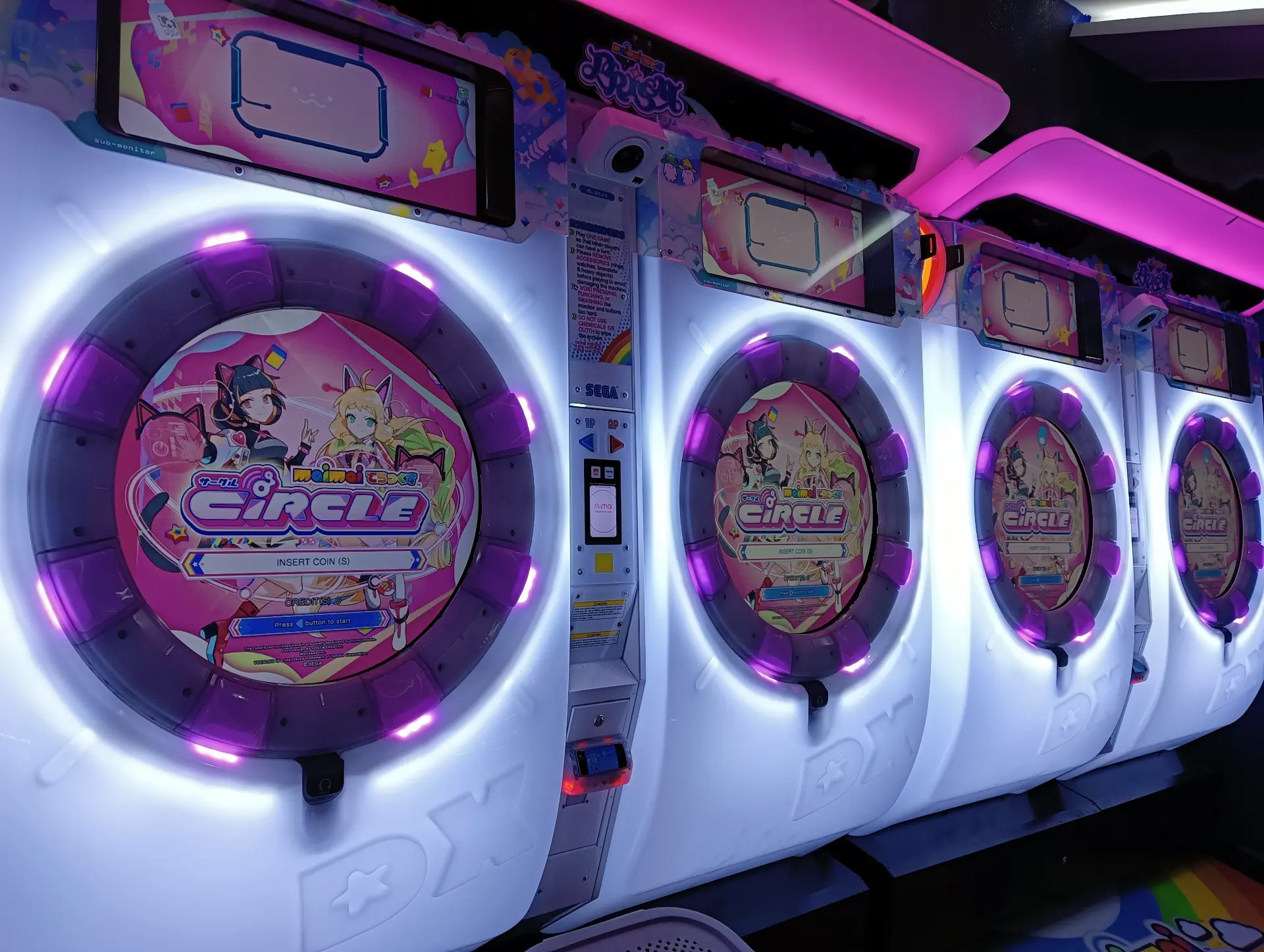 maimai DX cabinets at Q power Station Podium are now upgraded to the latest version, CiRCLE. Its price per game has also increased to Php60 from the previous P45.